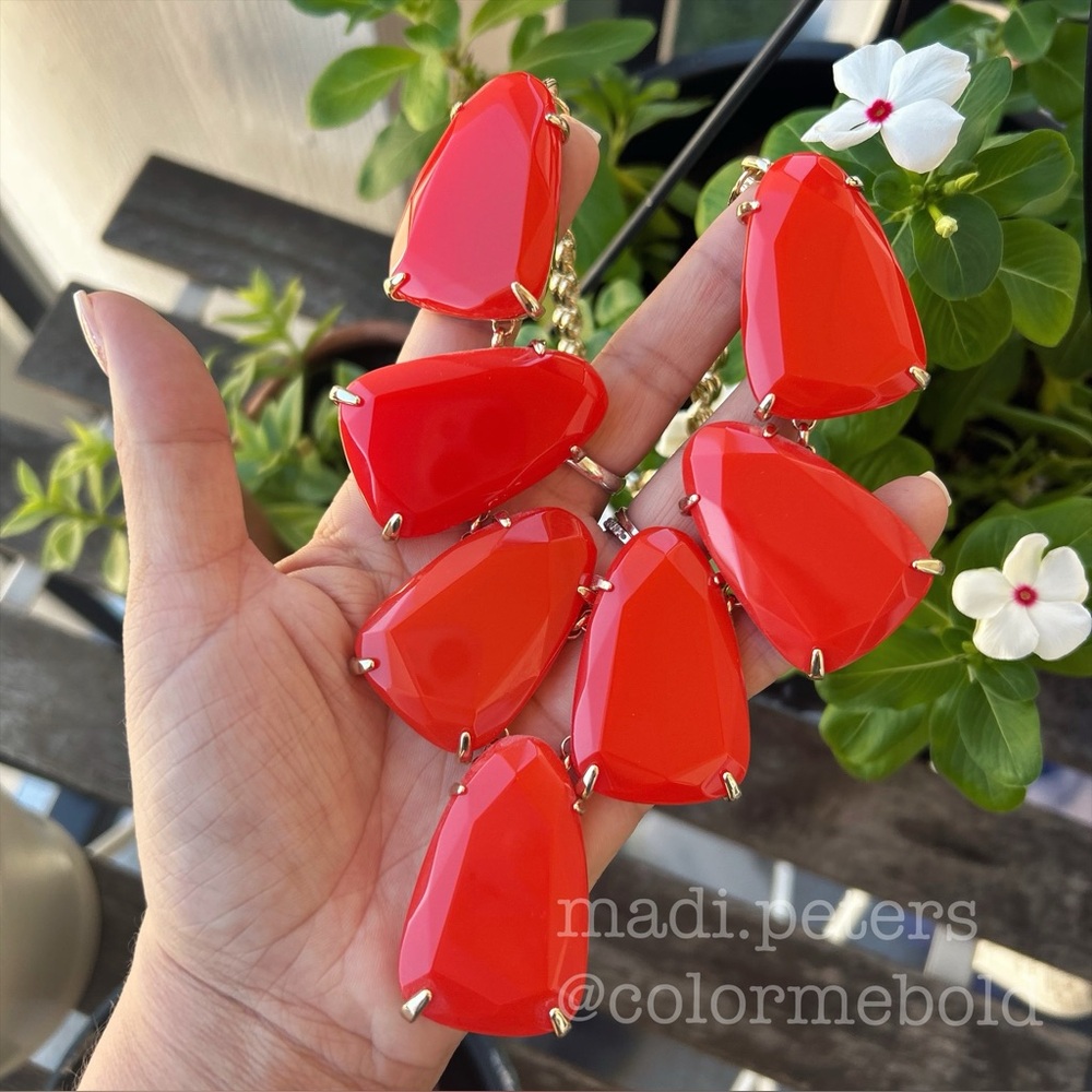Kendra Scott Harlow Necklace in Red